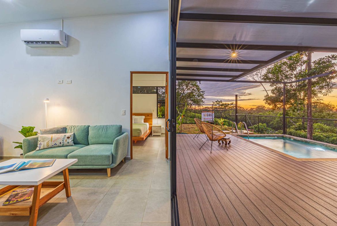 MOUNTAIN VIEW FULLY FURNISHED 2 BEDROOM VILLA WITH POOL, Uvita, Costa Rica — photo 8
